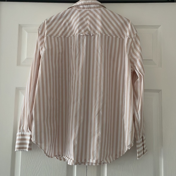 AYR Cherry Blossom Striped Button Down Shirt - Picture 7 of 10